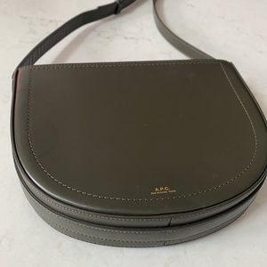 A.P.C. Olive U Shaped Crossbody Handbag